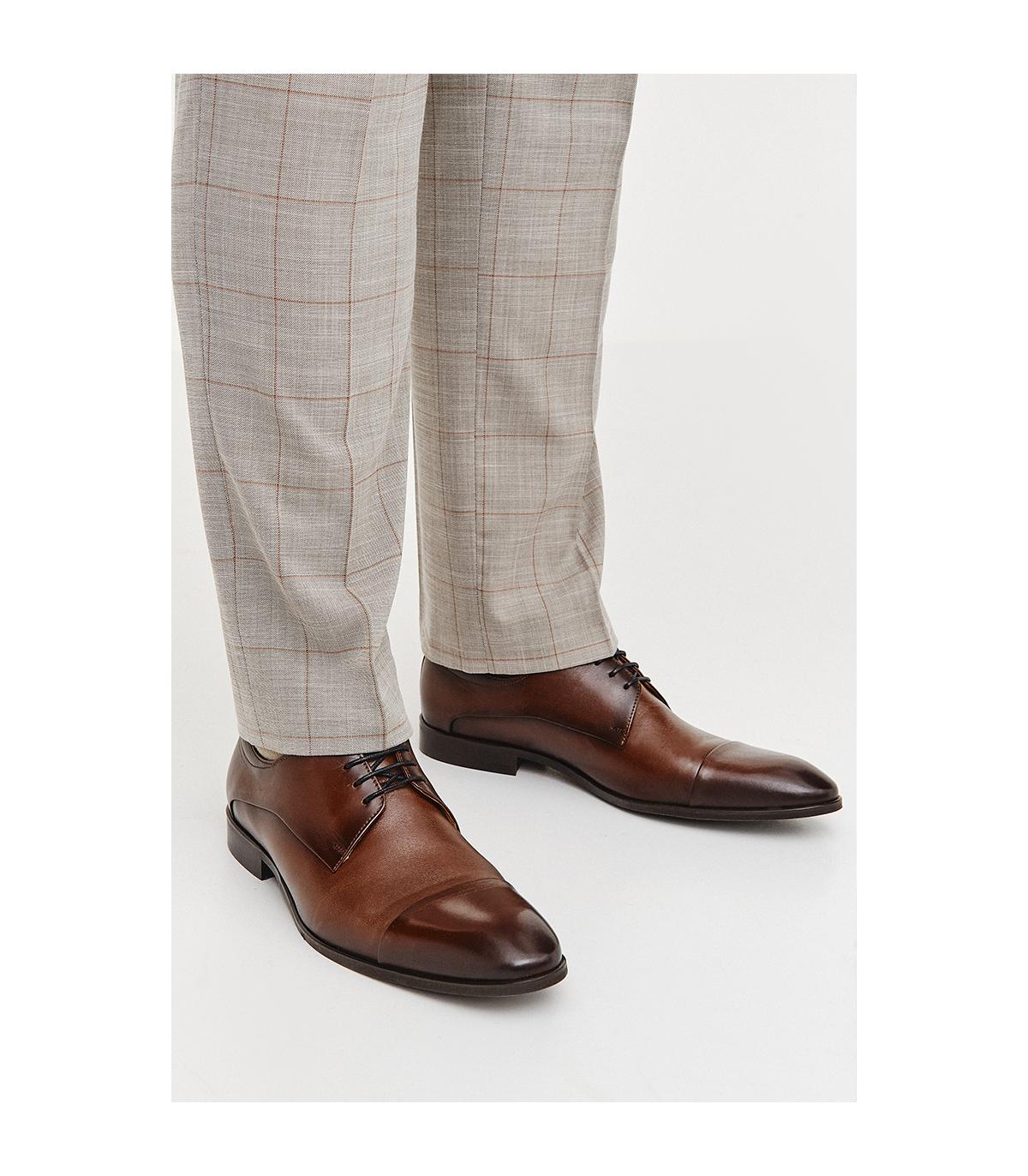 BEŻOWE SPODNIE MĘSKIE