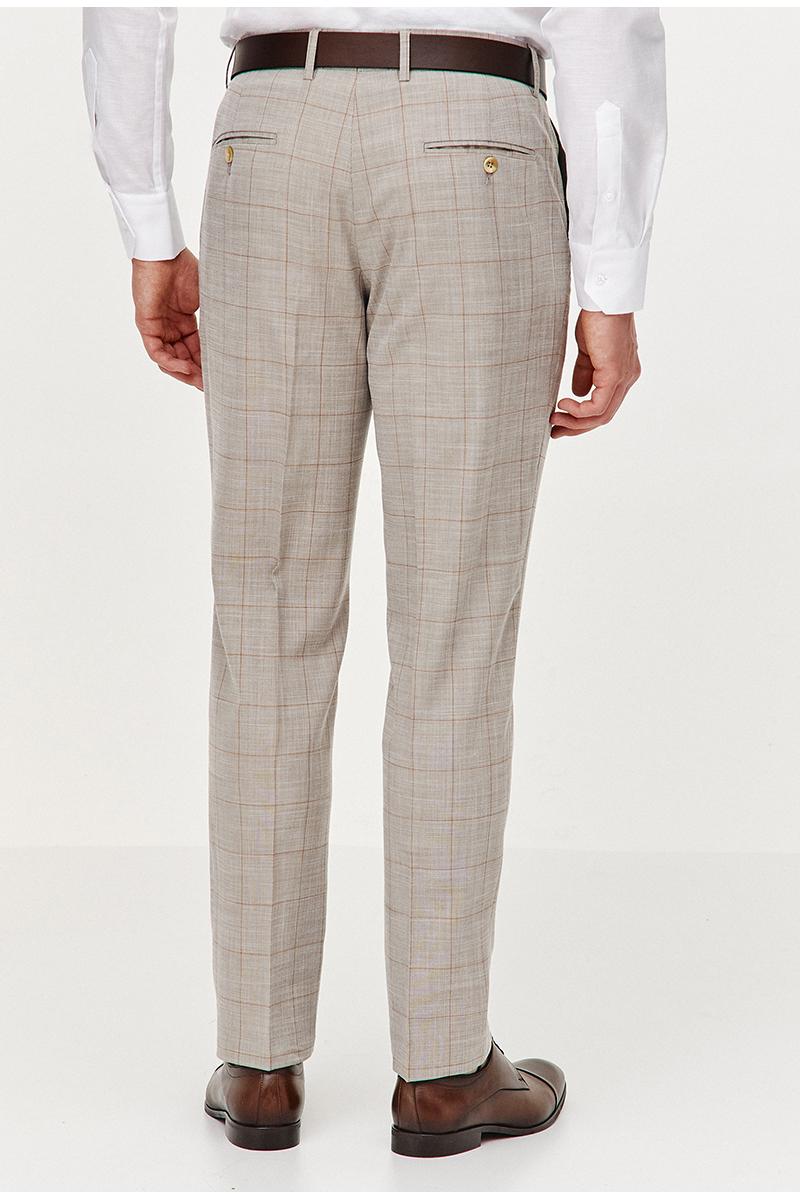 BEŻOWY GARNITUR MĘSKI