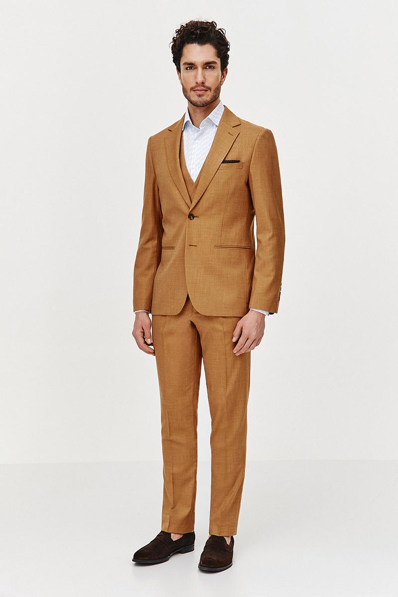 KAMELOWY GARNITUR MĘSKI