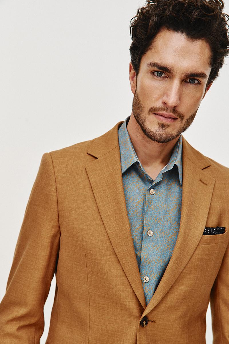 KAMELOWY GARNITUR MĘSKI