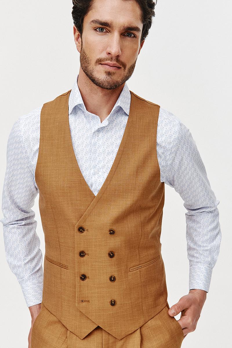 KAMELOWA KAMIZELKA DWURZĘDOWA