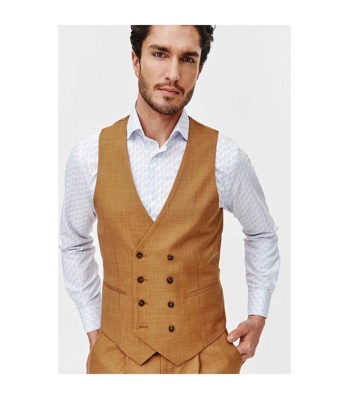 KAMELOWA KAMIZELKA DWURZĘDOWA