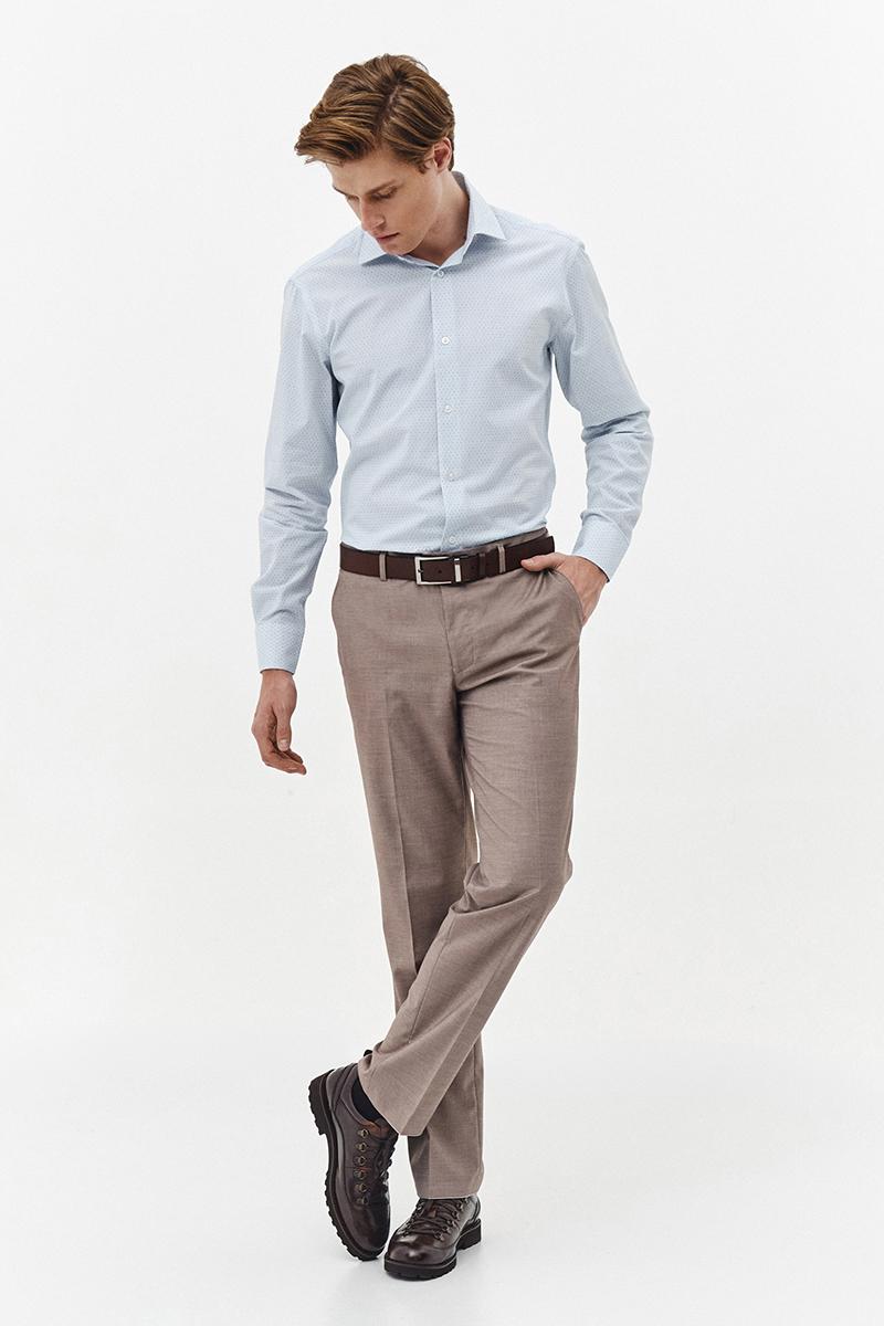 BŁĘKITNO-BIAŁA KOSZULA MĘSKA