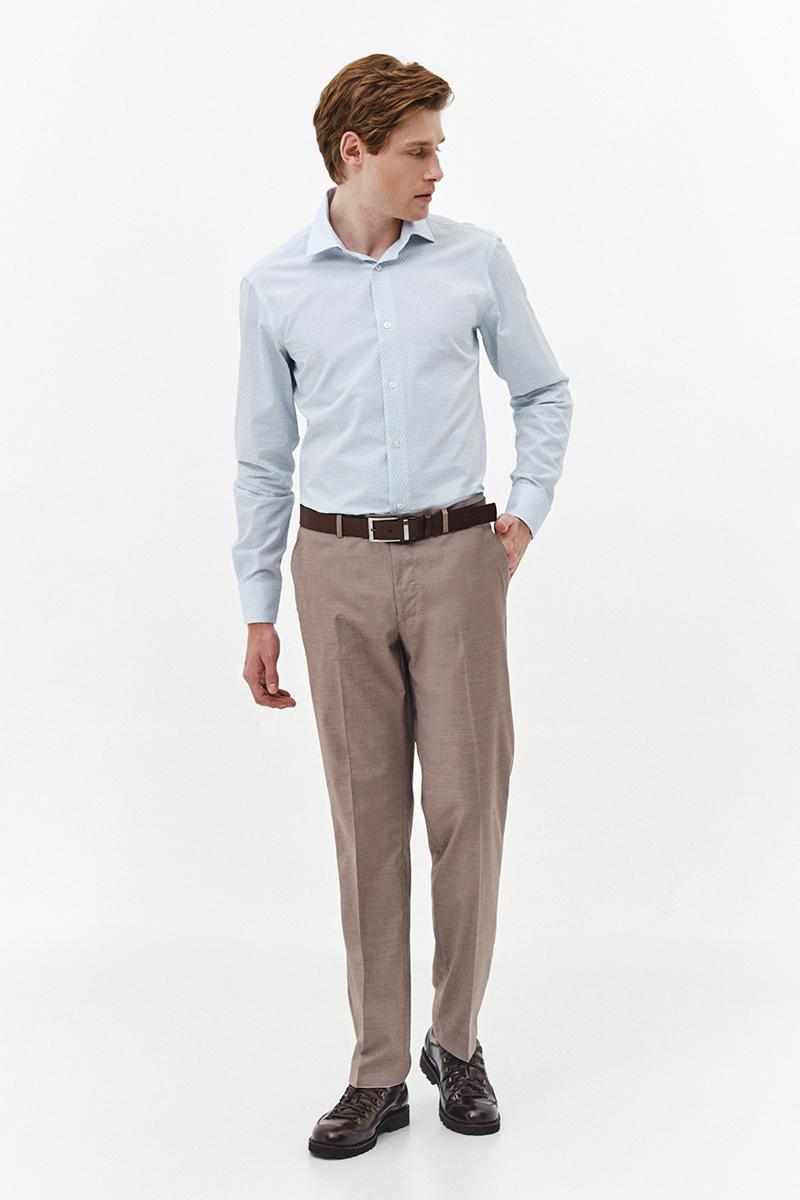 BŁĘKITNO-BIAŁA KOSZULA MĘSKA