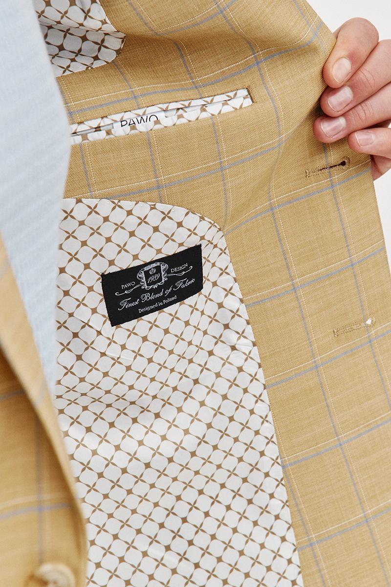 BEŻOWA MARYNARKA MĘSKA JES