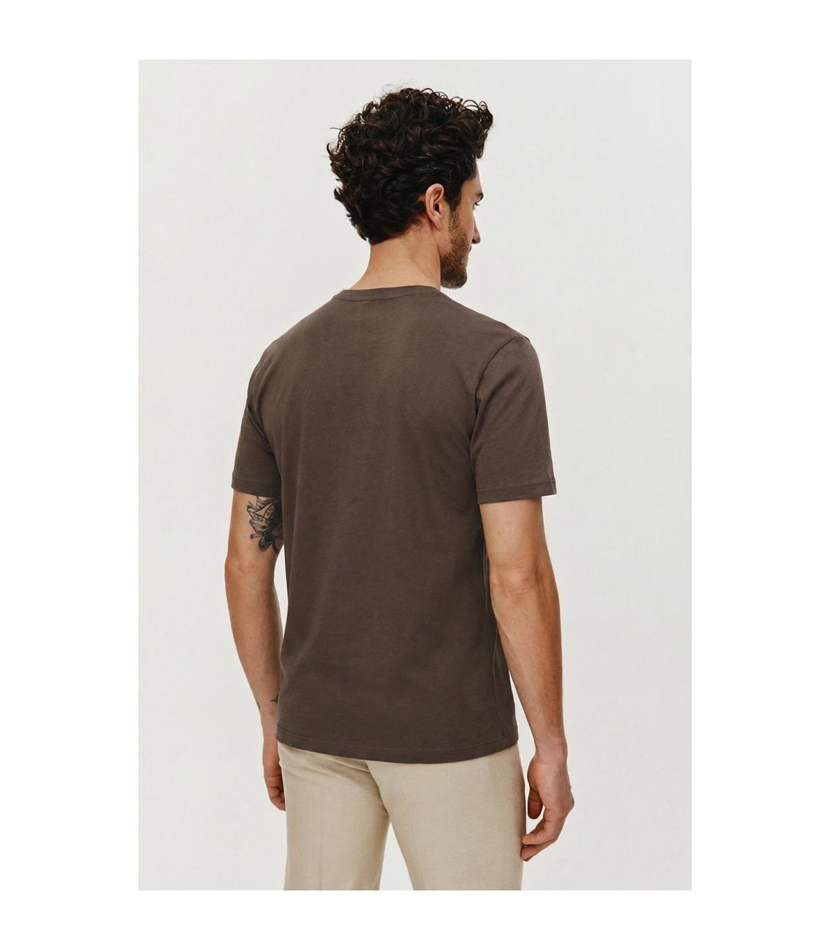 BRĄZOWY T-SHIRT BIK