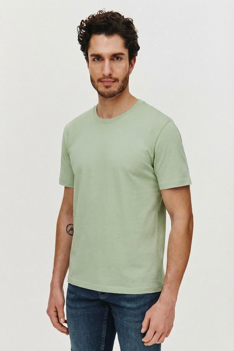 JASNOZIELONY T-SHIRT MĘSKI ADO