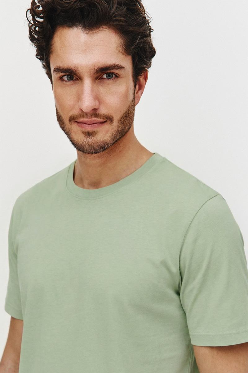 JASNOZIELONY T-SHIRT MĘSKI ADO