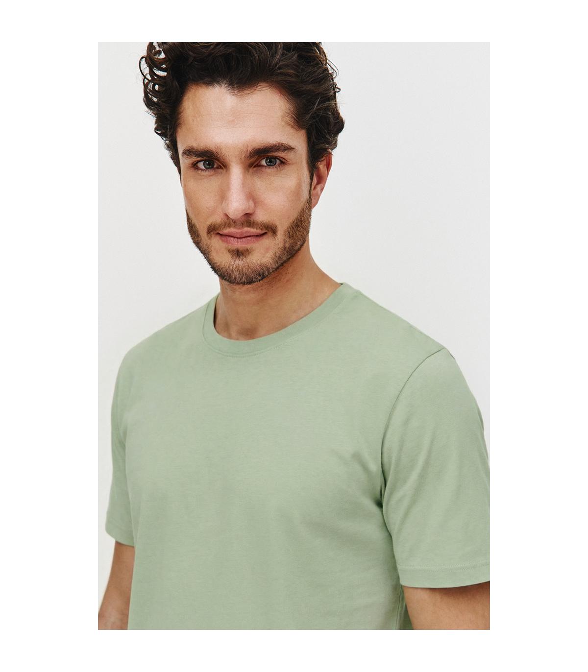 JASNOZIELONY T-SHIRT MĘSKI ADO