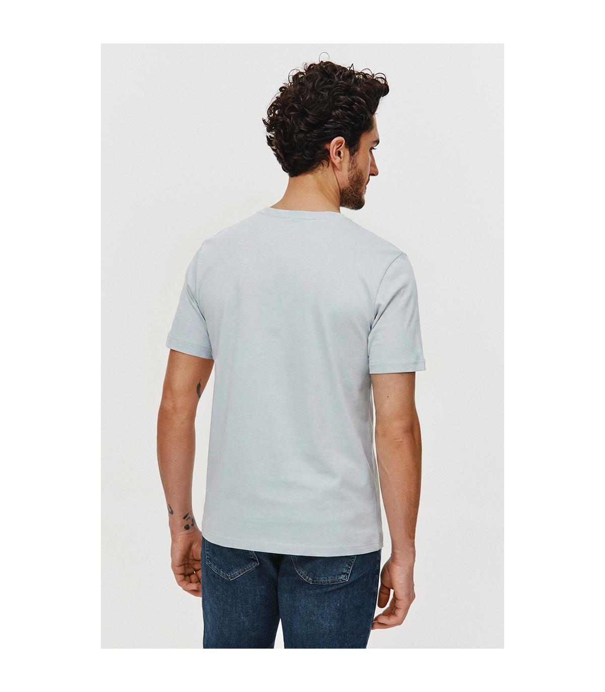 JASNOBŁĘKITNY T-SHIRT MĘSKI ADO