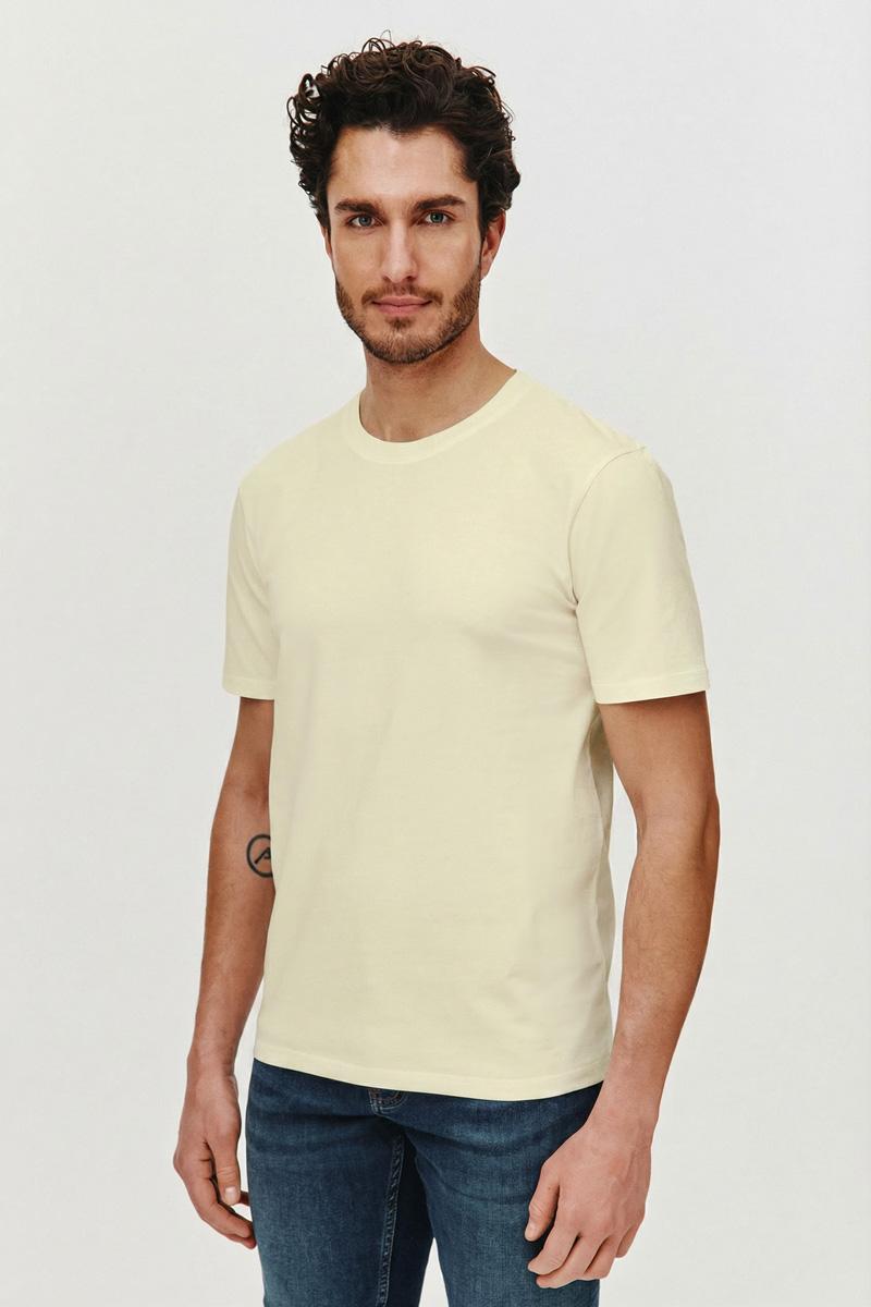 JASNOŻÓŁTY T-SHIRT MĘSKI ADO