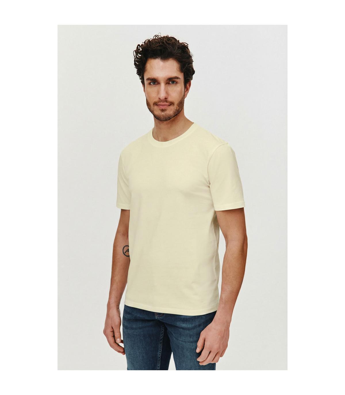 JASNOŻÓŁTY T-SHIRT MĘSKI ADO