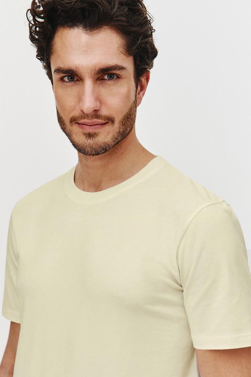 JASNOŻÓŁTY T-SHIRT MĘSKI ADO
