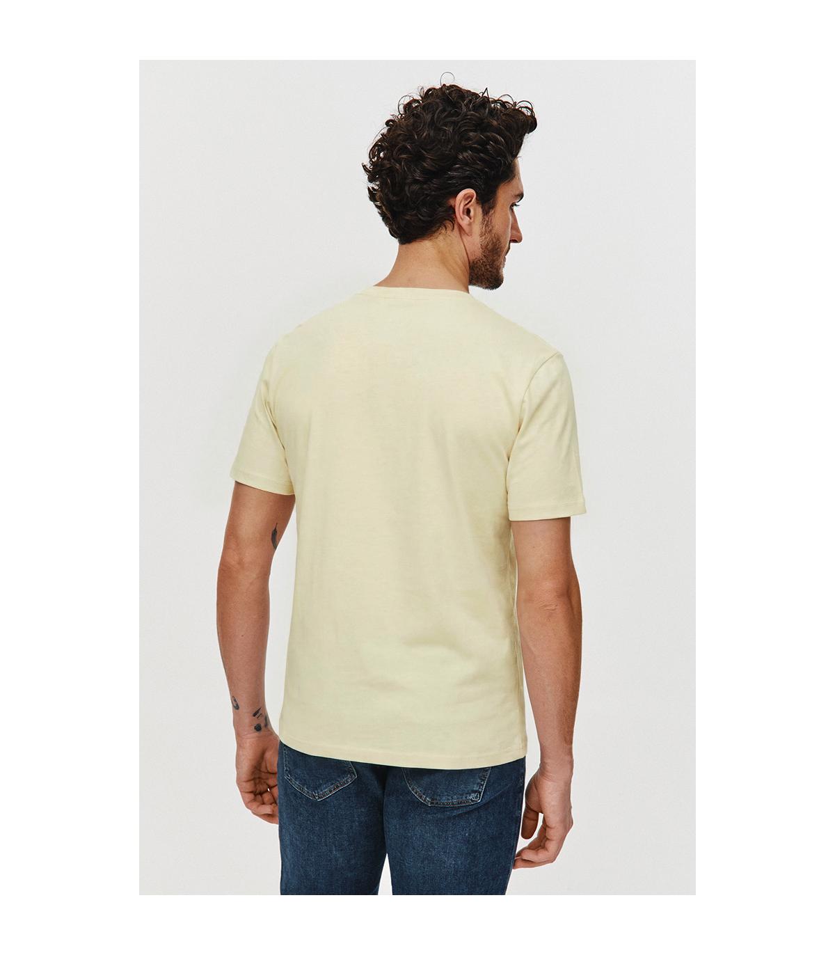 JASNOŻÓŁTY T-SHIRT MĘSKI ADO