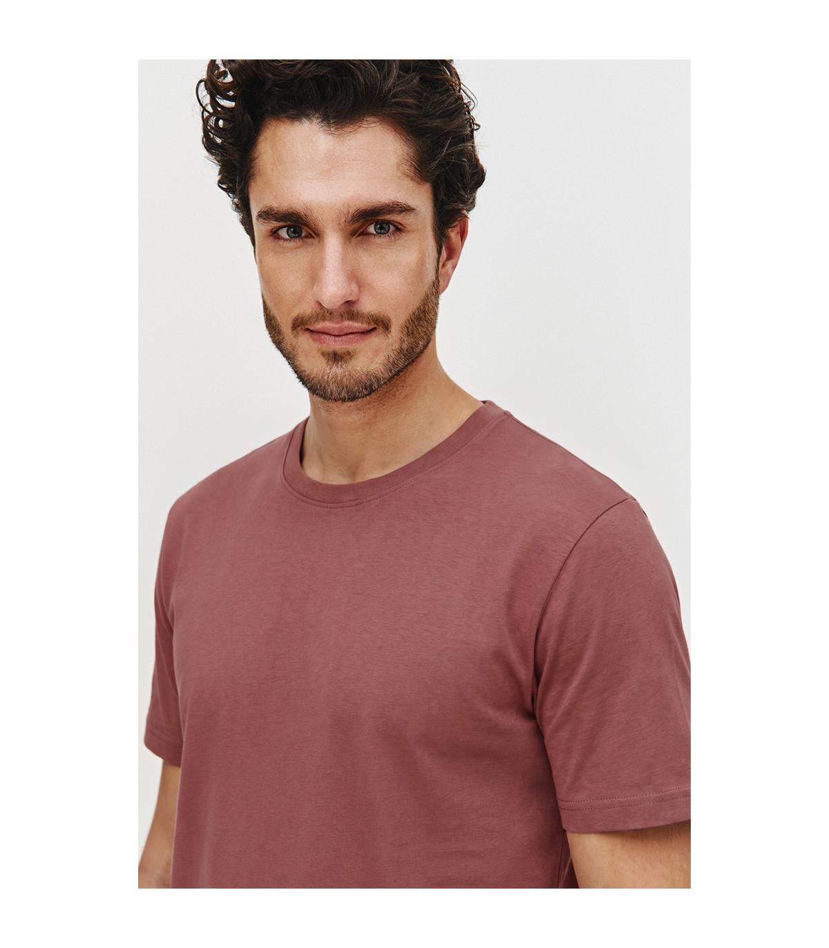 BORDOWY T-SHIRT MĘSKI ADO