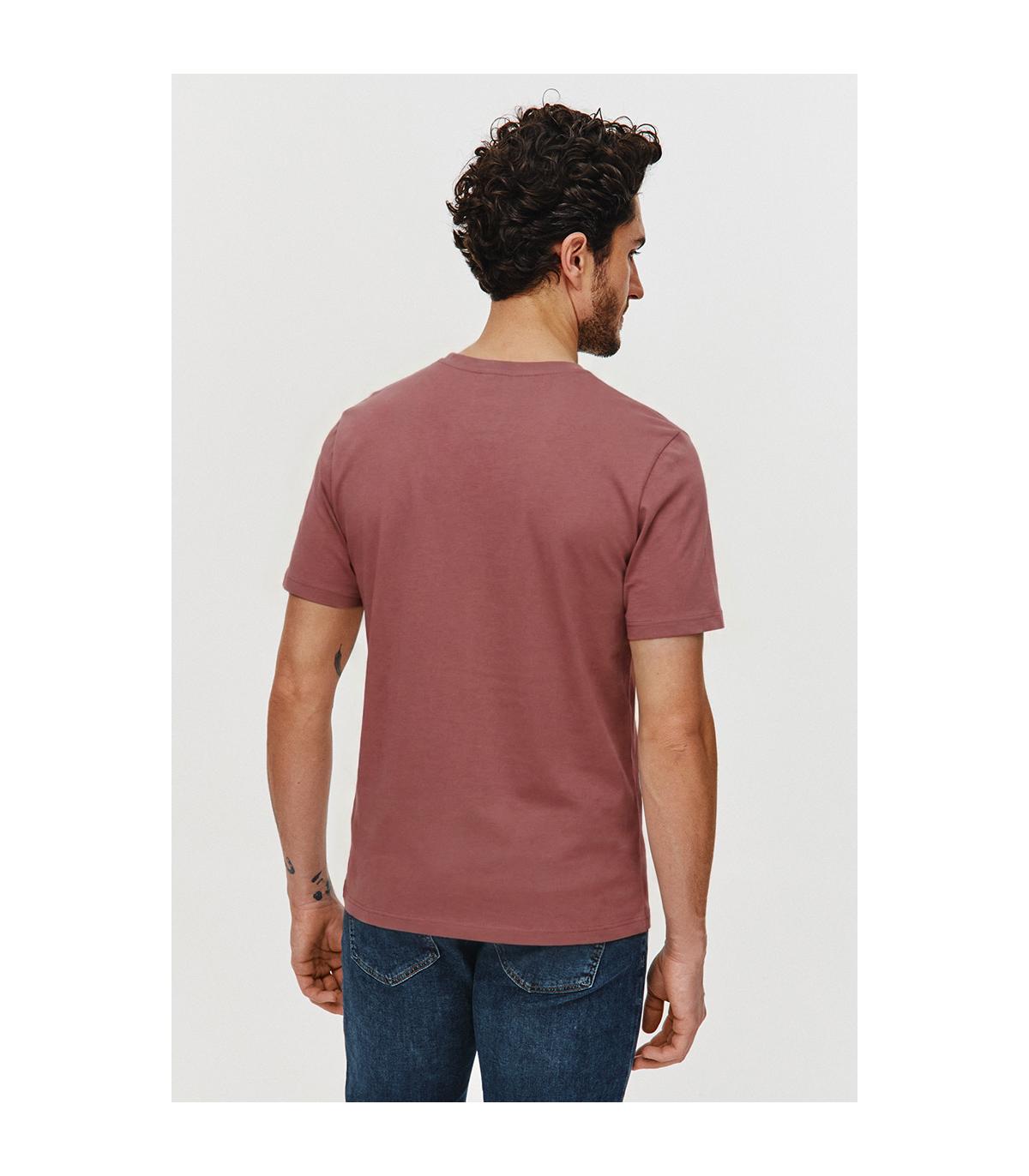 BORDOWY T-SHIRT MĘSKI ADO