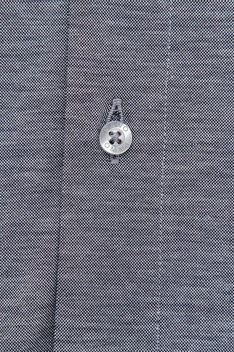 CIEMNONIEBIESKA KOSZULA DZIANINOWA MĘSKA COMFO