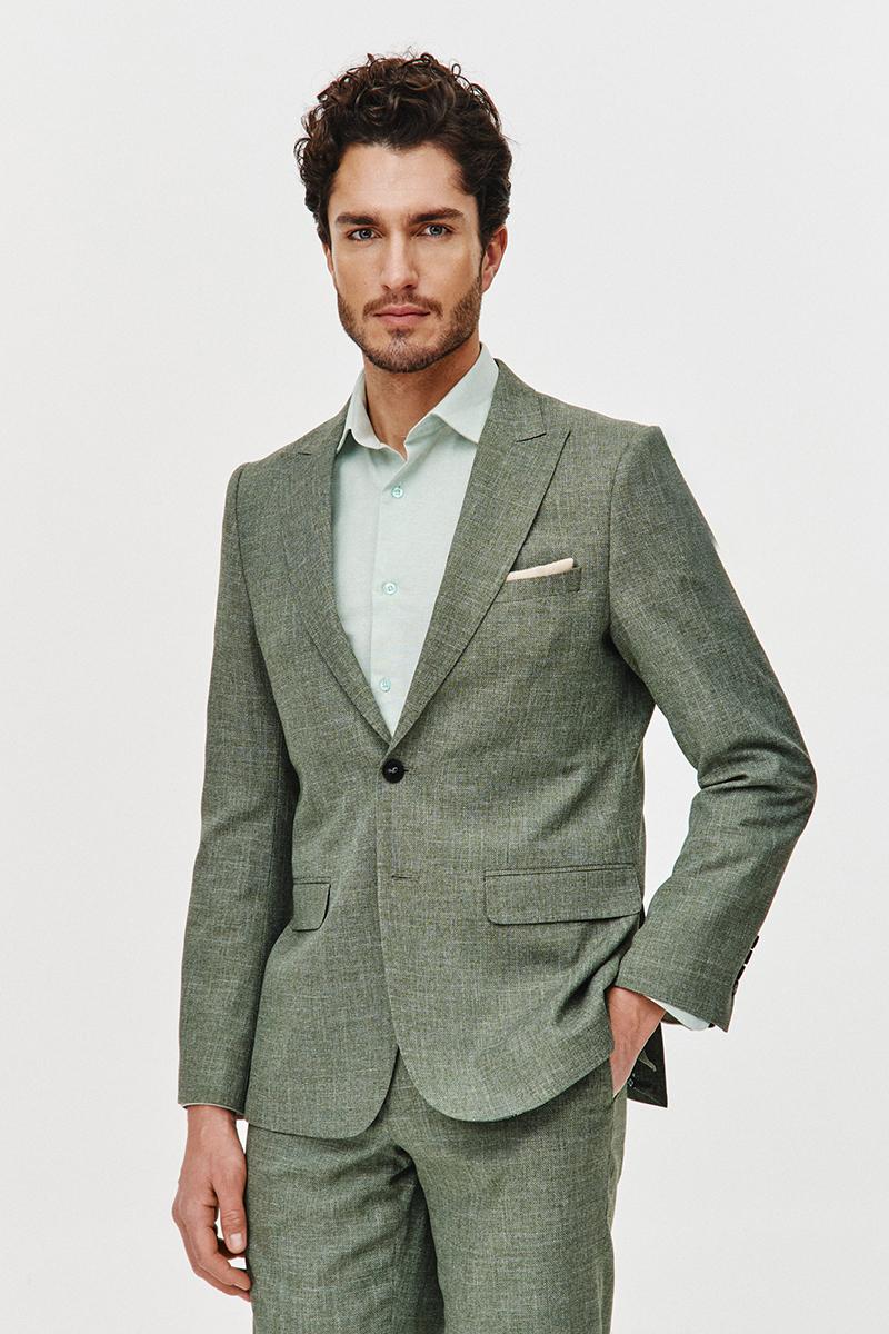 ZIELONY GARNITUR MĘSKI ZIK