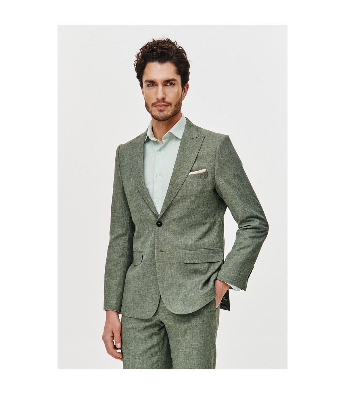 ZIELONY GARNITUR MĘSKI ZIK