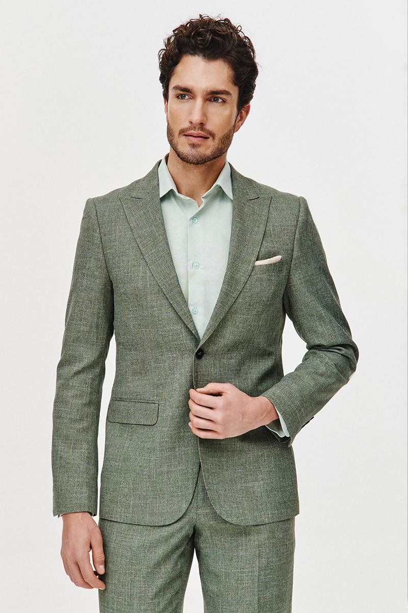 ZIELONY GARNITUR MĘSKI ZIK