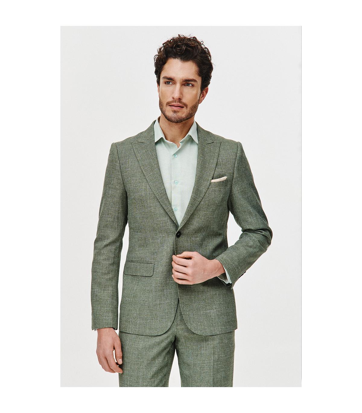 ZIELONY GARNITUR MĘSKI ZIK