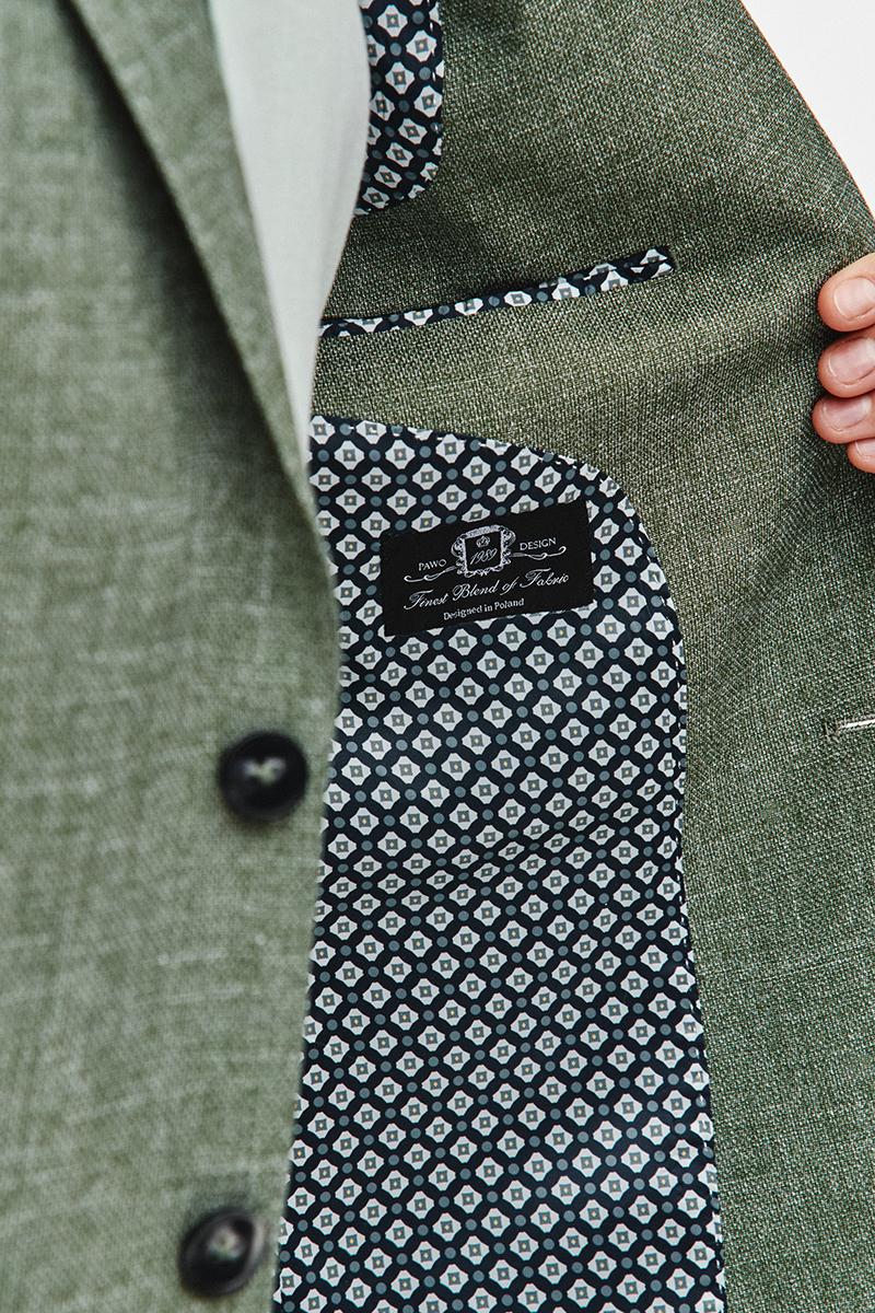 ZIELONY GARNITUR MĘSKI ZIK