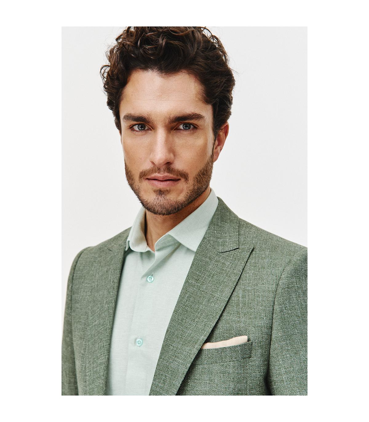 ZIELONY GARNITUR MĘSKI ZIK