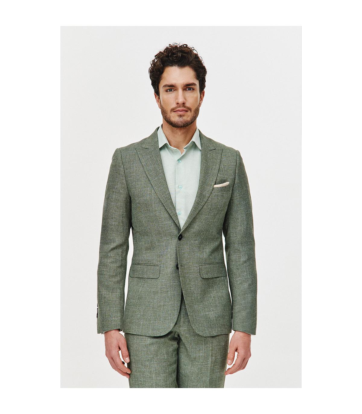 ZIELONA MARYNARKA MĘSKA ZIK