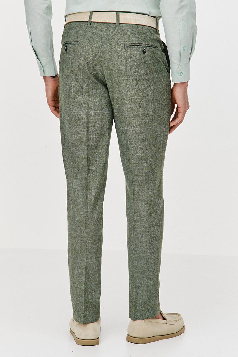 ZIELONE SPODNIE MĘSKIE ZIK