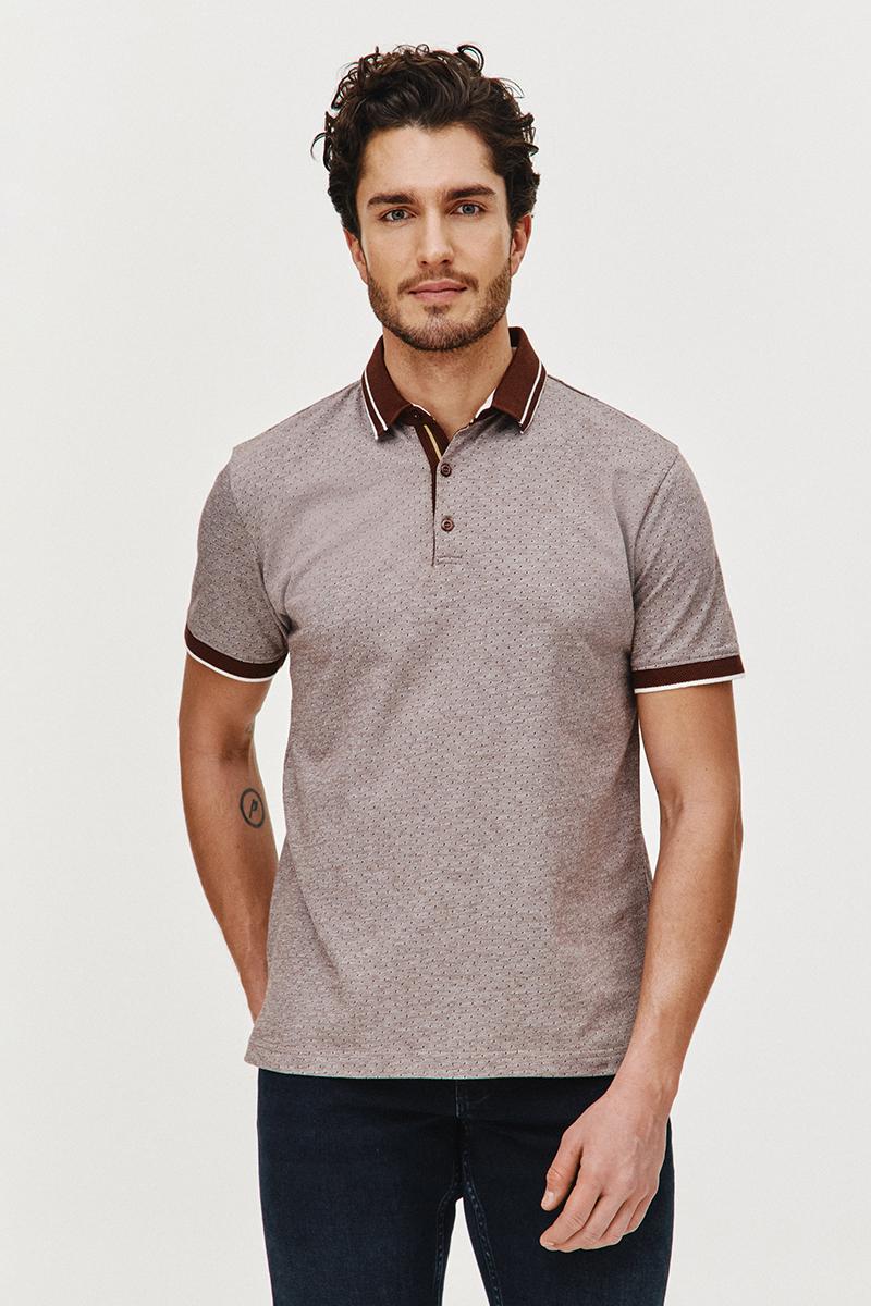 BRĄZOWE POLO MĘSKIE RONS