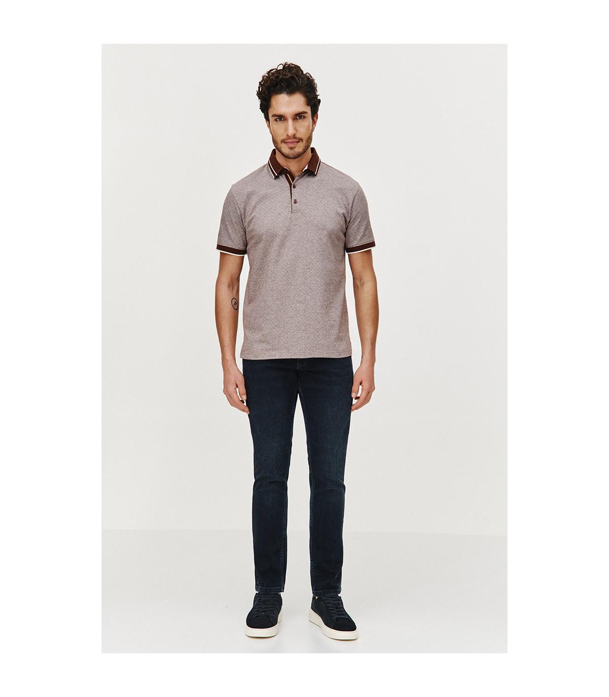 BRĄZOWE POLO MĘSKIE RONS