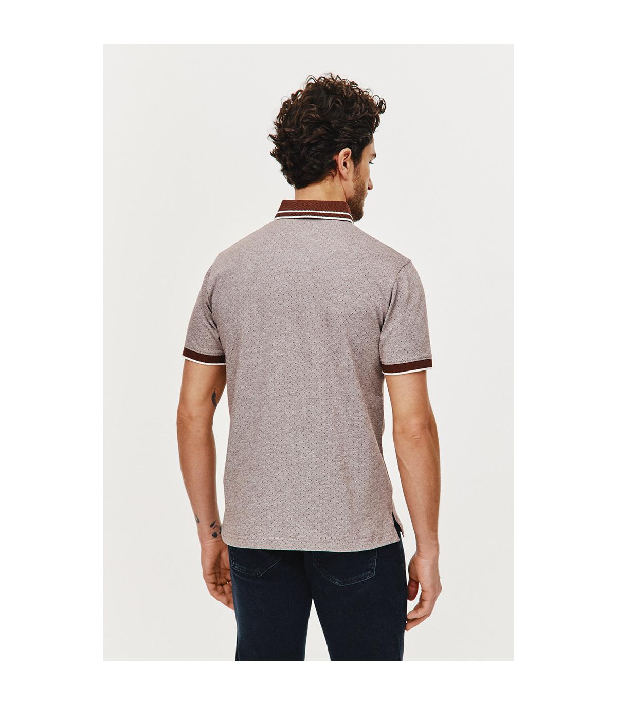 BRĄZOWE POLO MĘSKIE RONS