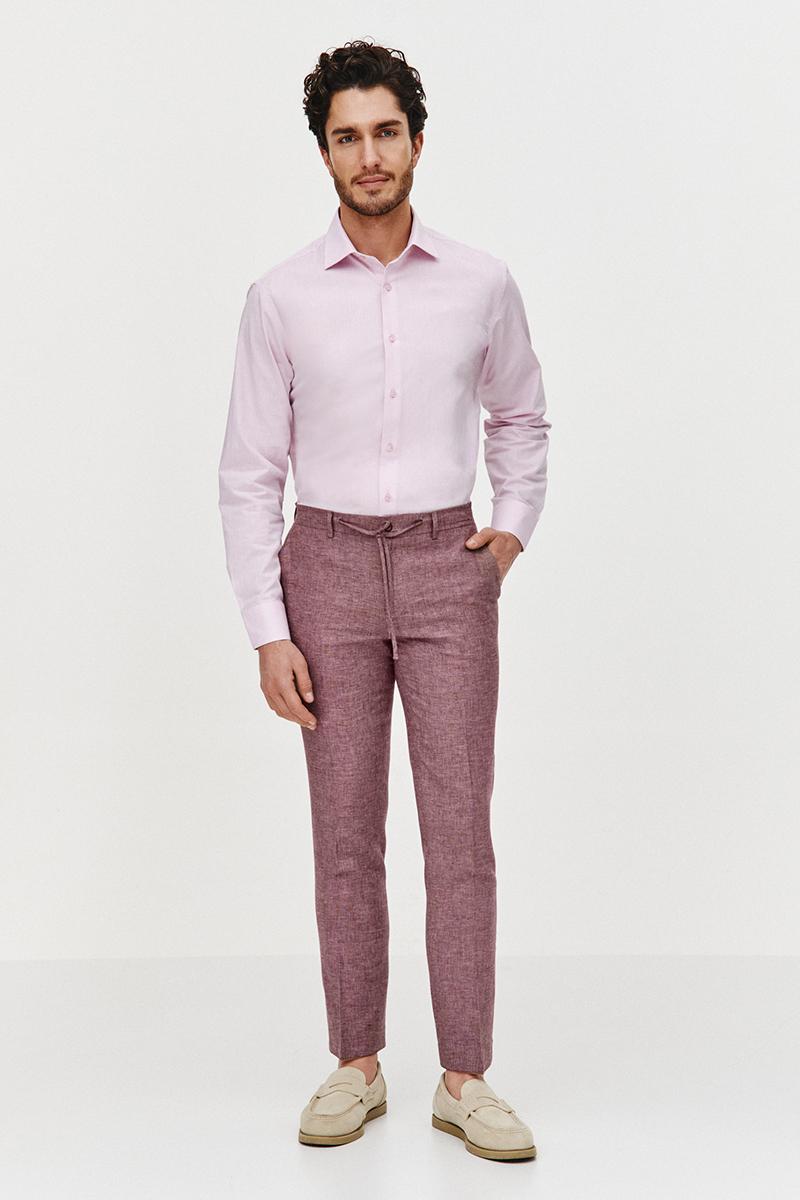 JASNORÓŻOWA KOSZULA MĘSKA PINKO SLIM