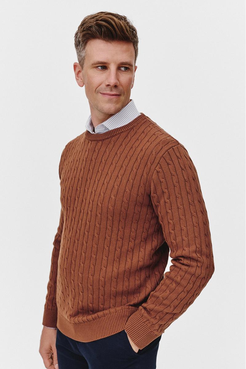 KAMELOWY SWETER MĘSKI NESTO