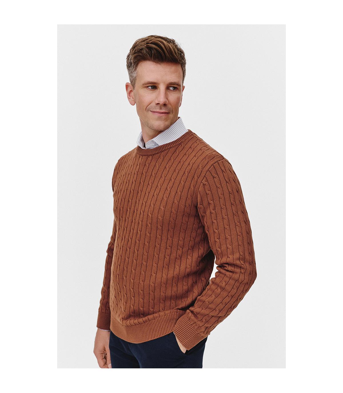 KAMELOWY SWETER MĘSKI NESTO