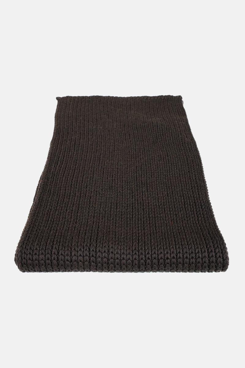 BRĄZOWY SZAL 100% WEŁNA MERINO ROM