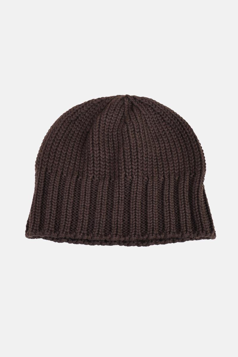 BRĄZOWA CZAPKA 100% WEŁNA MERINO ROM