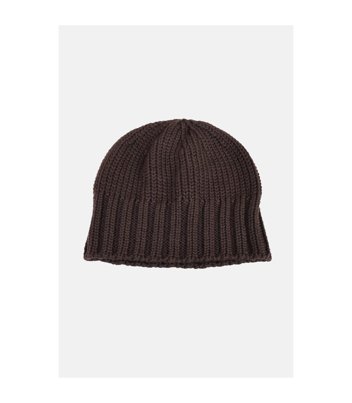 BRĄZOWA CZAPKA 100% WEŁNA MERINO ROM